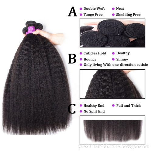 10A Grade 2019 New Year Hot Selling Cheap Wholesale Virgin No Chemical Mongolian Kinky Straight Hair with 4x4 Lace Closure